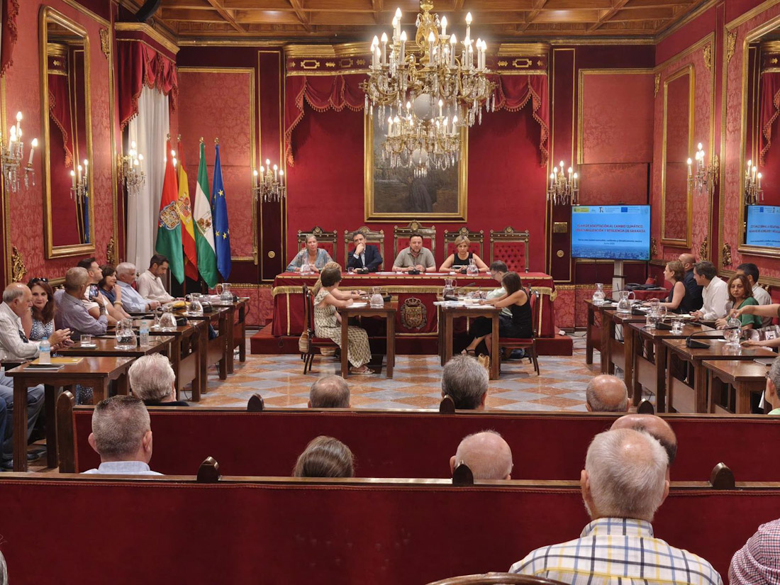 Pleno del Ayuntamiento de Granada. (AYUNTAMIENTO DE GRANADA)