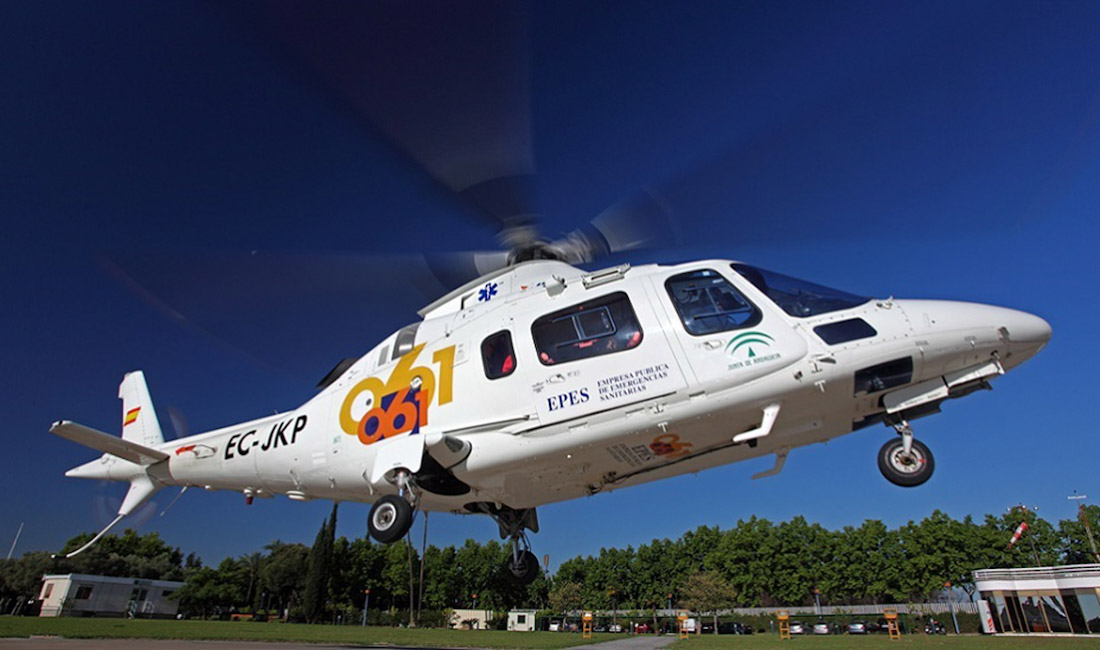 Helicóptero del 061 (JUNTA DE ANDALUCÍA)