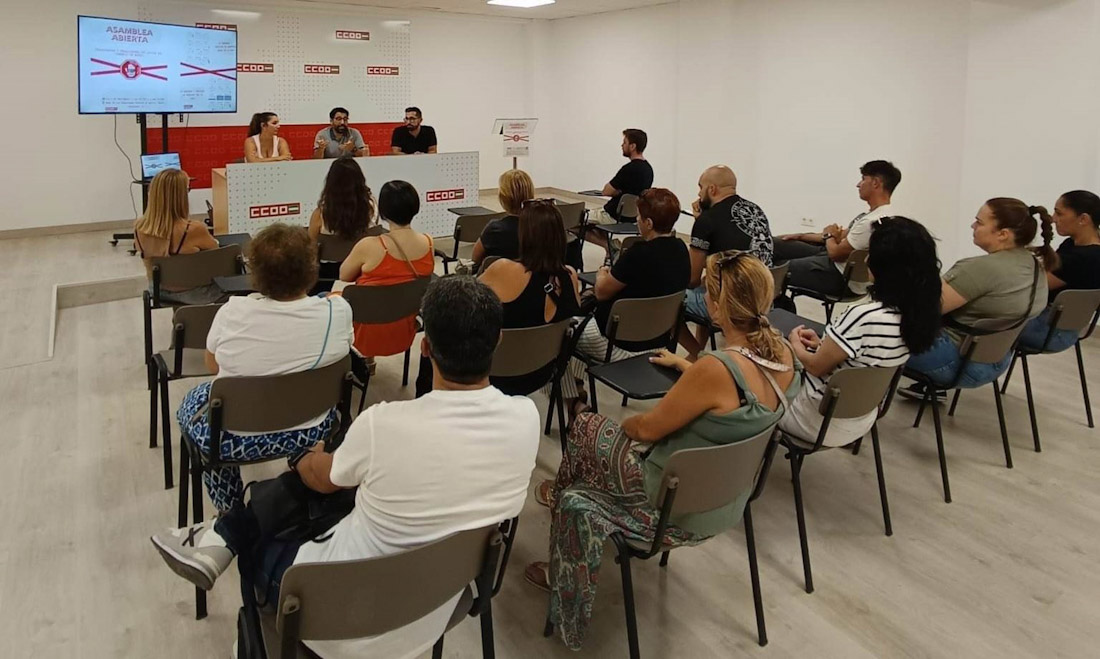 Asamblea con trabajadores del comercio (CCOO)