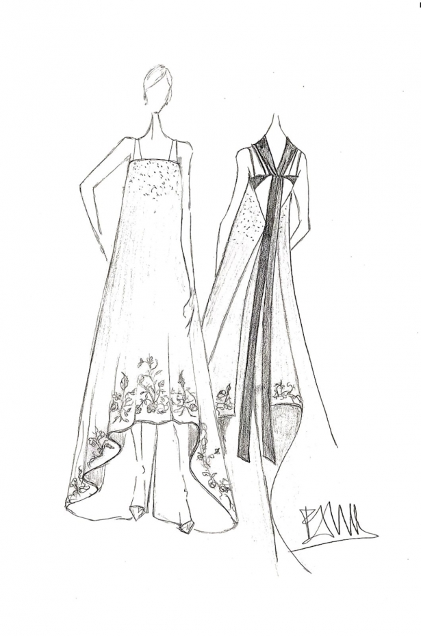 Boceto de Pilar Dalbat 