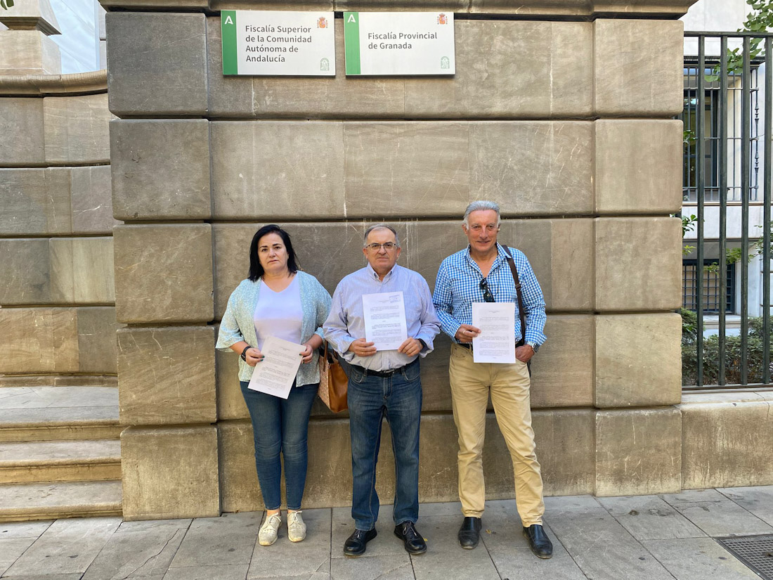 Presentación de la denuncia ante la Fiscalía (PP)