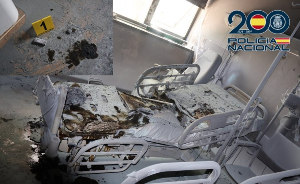 Estado en que quedó la habitación (POLICÍA NACIONAL) Estado en que quedó la habitación (POLICÍA NACIONAL)