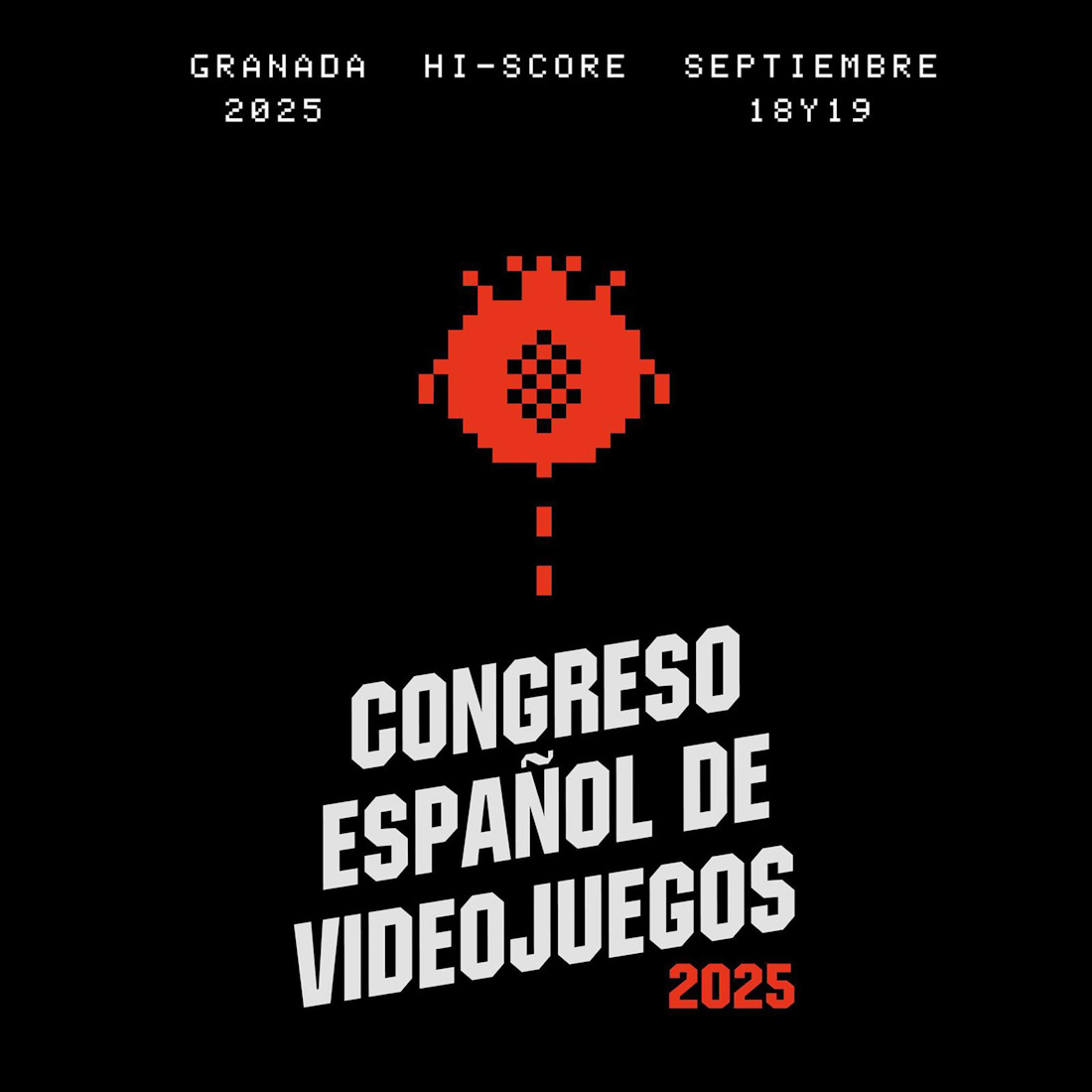 Cartel del Congerso Español de Videojuegos 2025 (UGR)