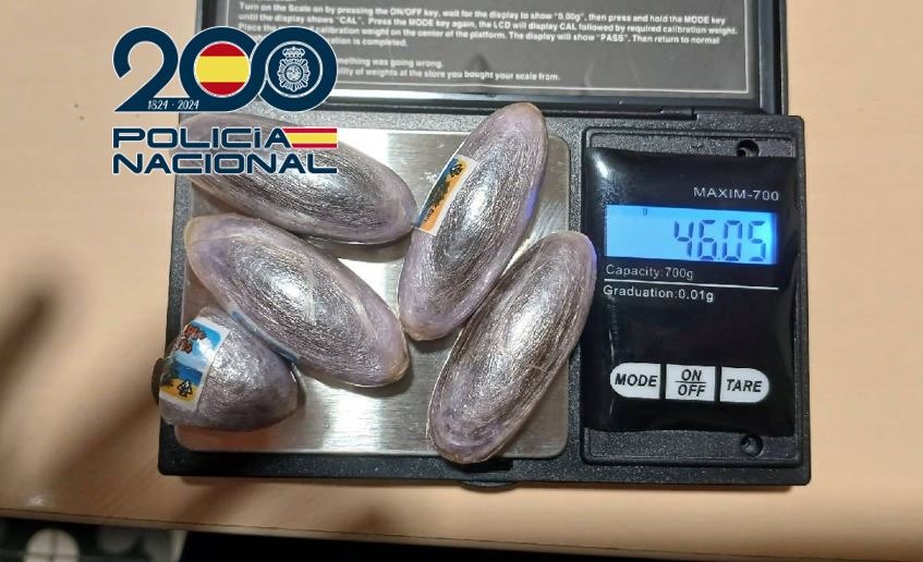 Hachís incautado (POLICIA NACIONAL)