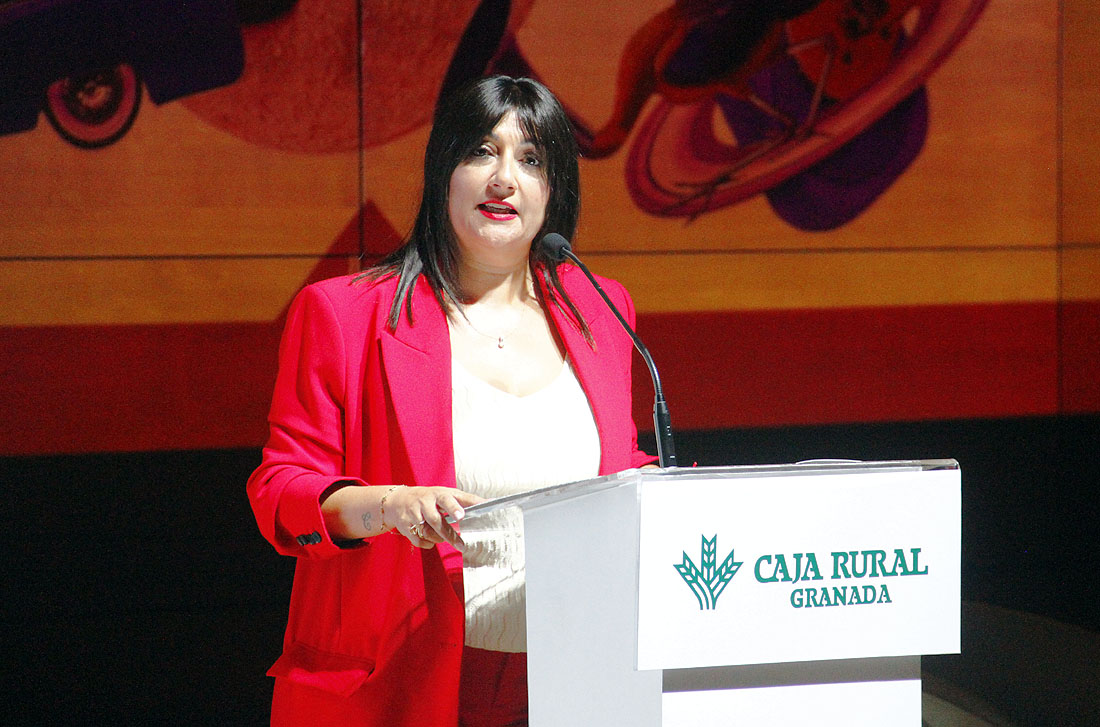 Loli Cañavate, alcaldesa de Armilla, durante las II Jornadas Profesionales `Contigo somos mucho más` (GRN)