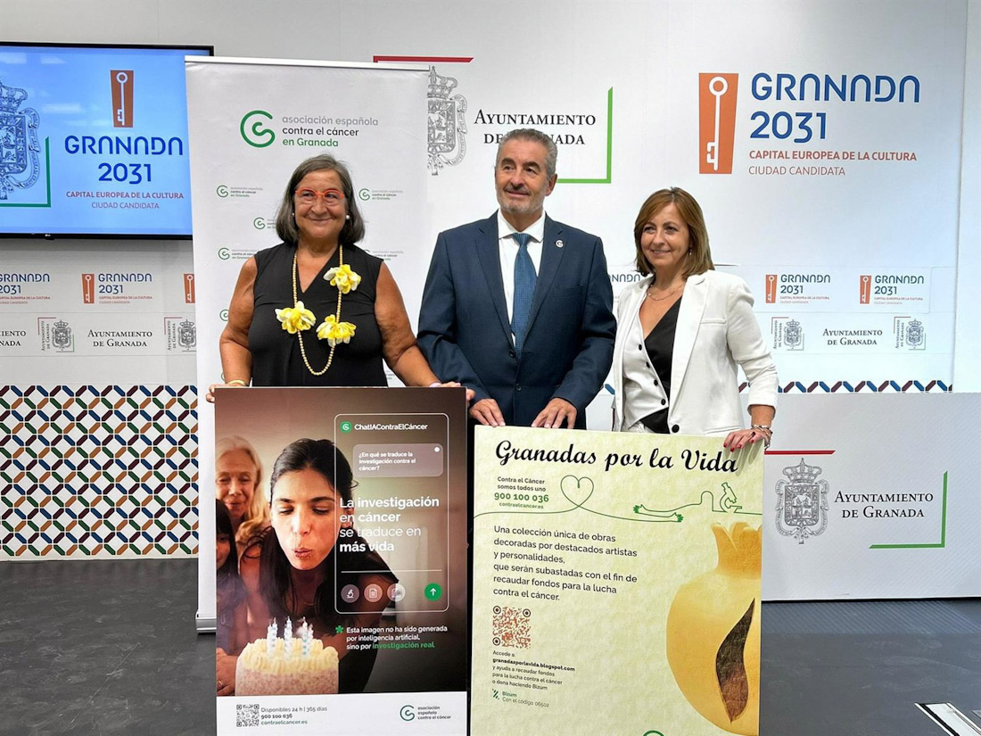 Presentación de Granadas por la Vida en el Ayuntamiento de Granada (AYUNTAMIENTO)