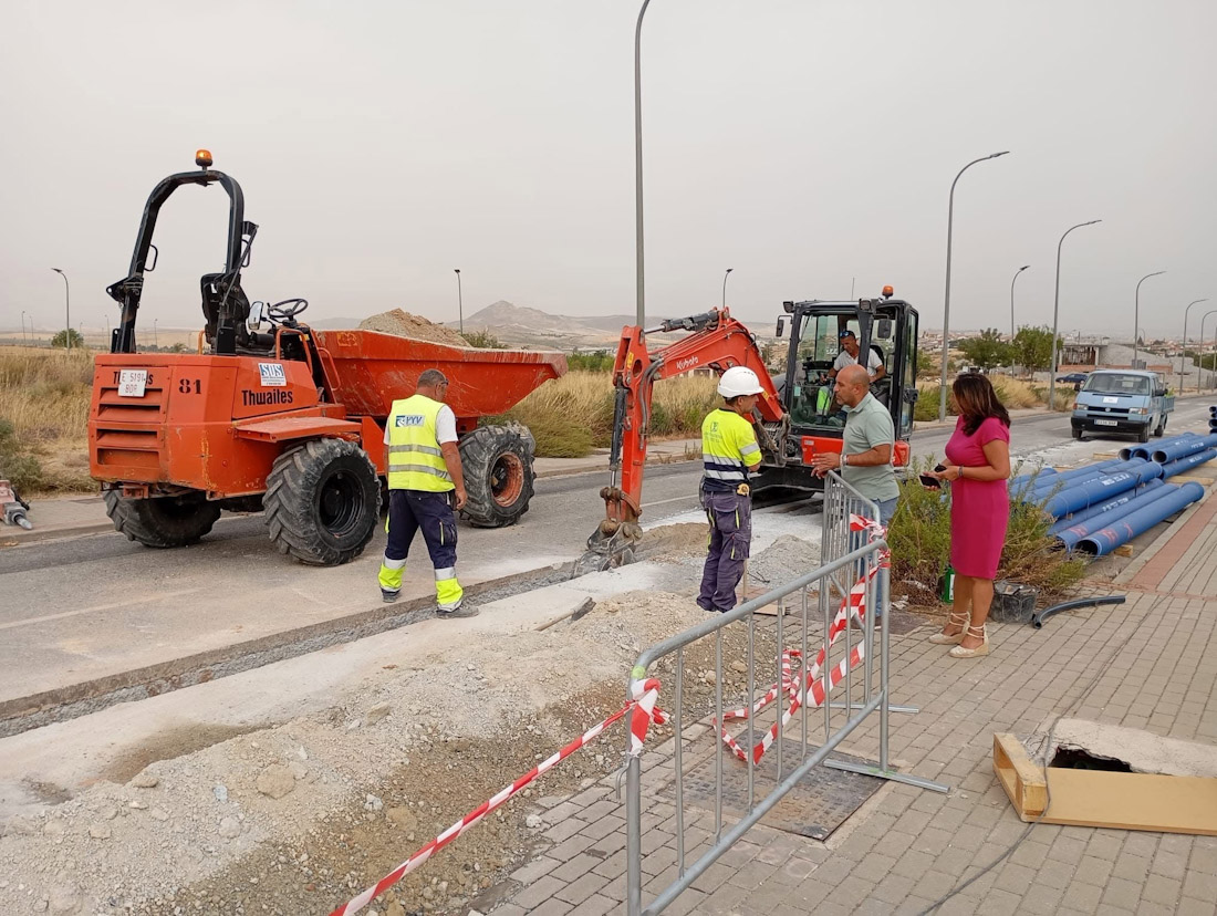 Visita a las obras (AYTO. OTURA)