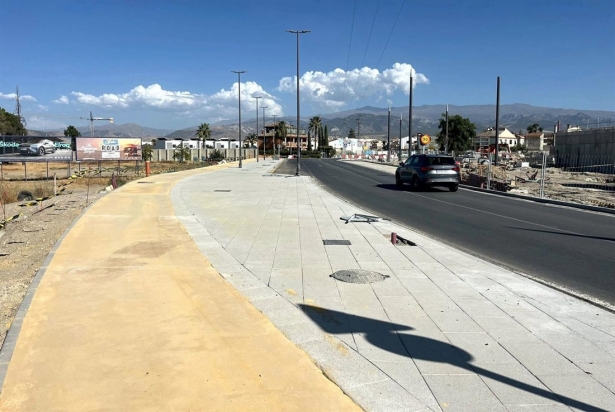 La prolongación Sur del Metro de Granada incorpora una vía ciclista entre Churriana y Las Gabias. (JUNTA DE ANDALUCÍA)