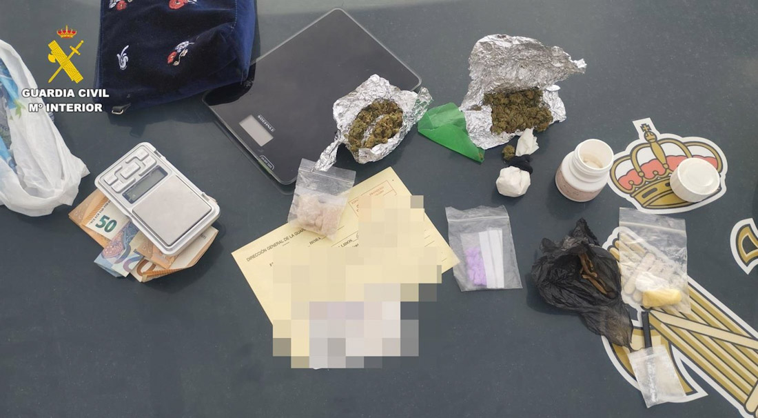 Drogas incautadas (GUARDIA CIVIL)