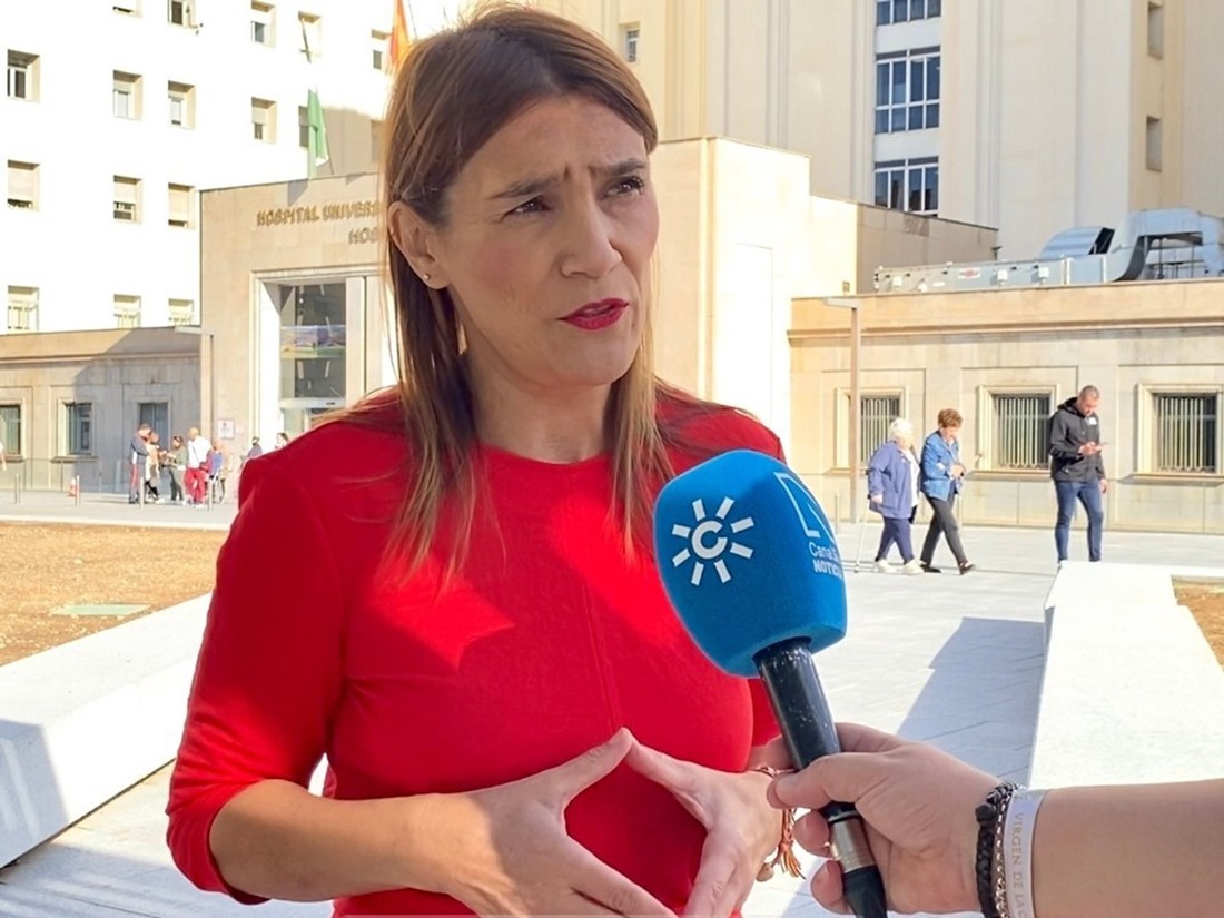 La parlamentaria andaluza del PSOE Olga Manzano (PSOE)