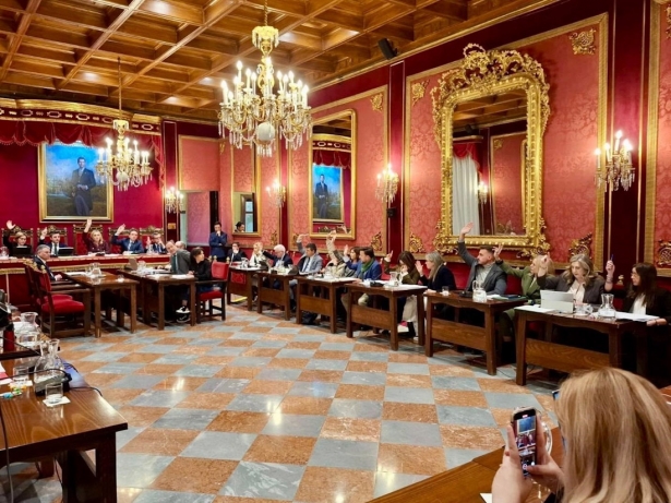 Pleno del Ayuntamiento de Granada en imagen de archivo (VOX)