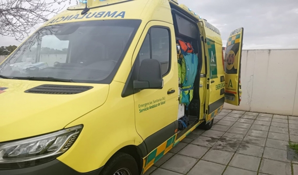 Imagen de recurso de una ambulancia (EMERGENCIAS 112) Imagen de recurso de una ambulancia (EMERGENCIAS 112)