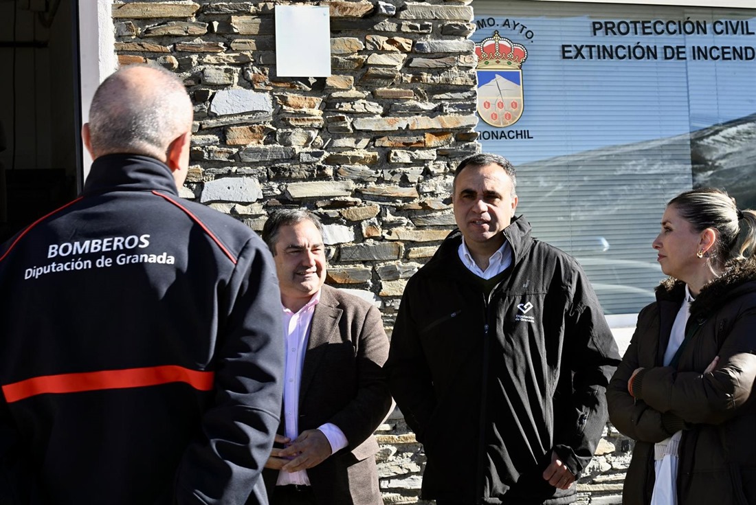 Visita al retén de bomberos de Sierra Nevada (DIPGRA)