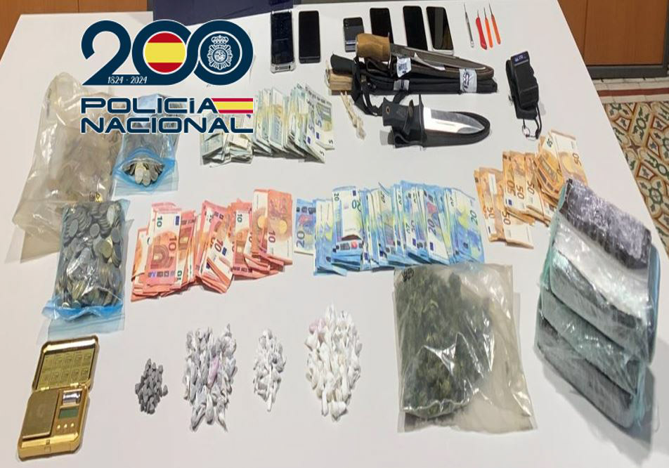 Material incautado (POLICÍA NACIONAL)