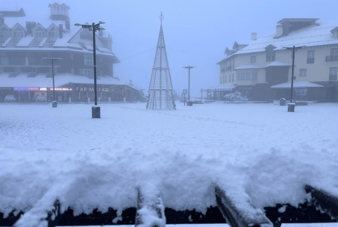 La estación de Sierra Nevada tras la última nevada (CETURSA SIERRA NEVADA)