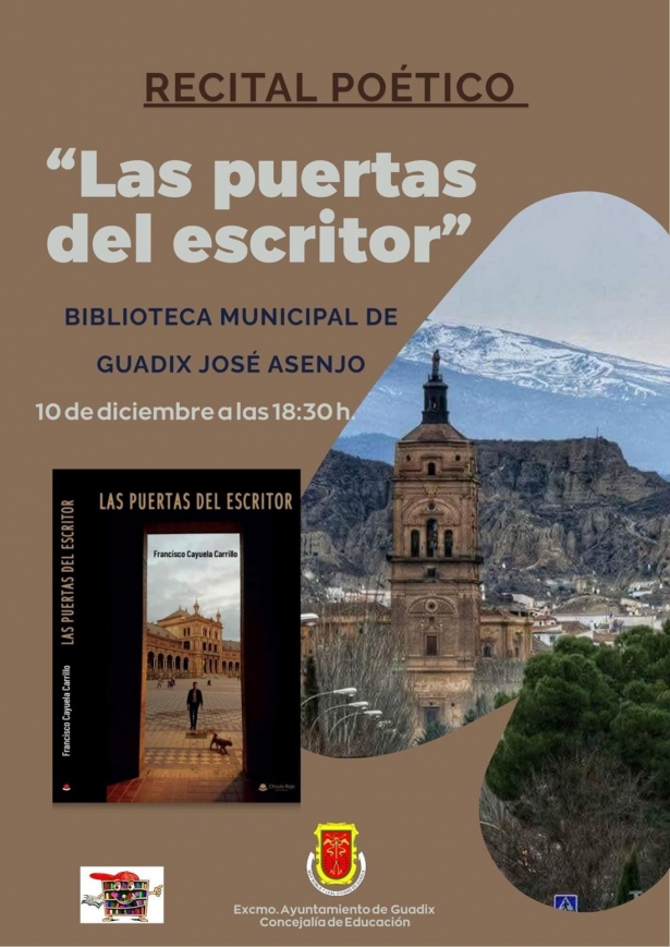 La Biblioteca Municipal José Asenjo Sedano de Guadix acoge un recital poético de `Las puertas del escritor` (AYUNTAMIENTO DE GUADIX) La Biblioteca Municipal José Asenjo Sedano de Guadix acoge un recital poético de `Las puertas del escritor` (AYUNTAMIENTO DE GUADIX)