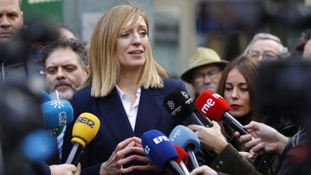 La exalcaldesa de Maracena Berta Linares atiende a los medios. Archivo. (ÁLEX CÁMARA-EUROPA PRESS)