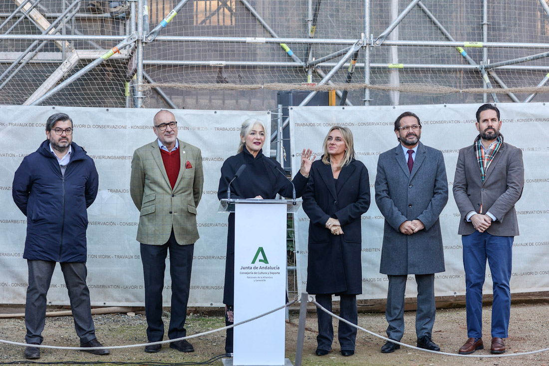 Visita a las obras de las cubiertas del Mexuar (GPMEDIA)