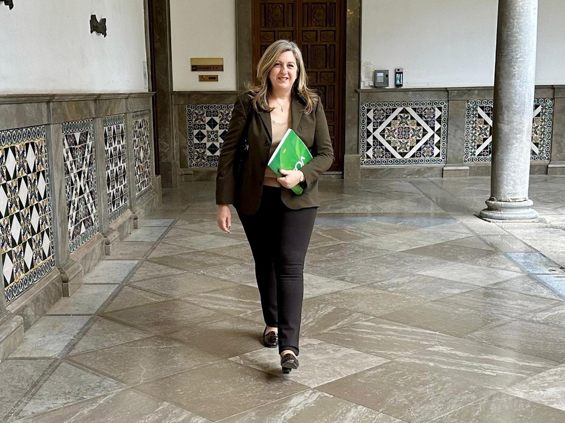 La portavoz de Vox en el Ayuntamiento de Granada, Beatriz Sánchez Agustino (VOX)