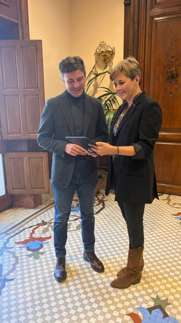 Los concejales de Presidencia y de Movilidad de Granada, Jorge Saavedra y Ana Agudo (AYUNTAMIENTO)