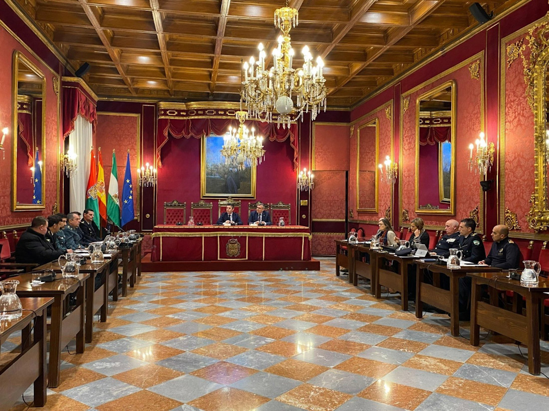 Junta Local de Seguridad de Granada, en imagen de archivo (AYUNTAMIENTO)