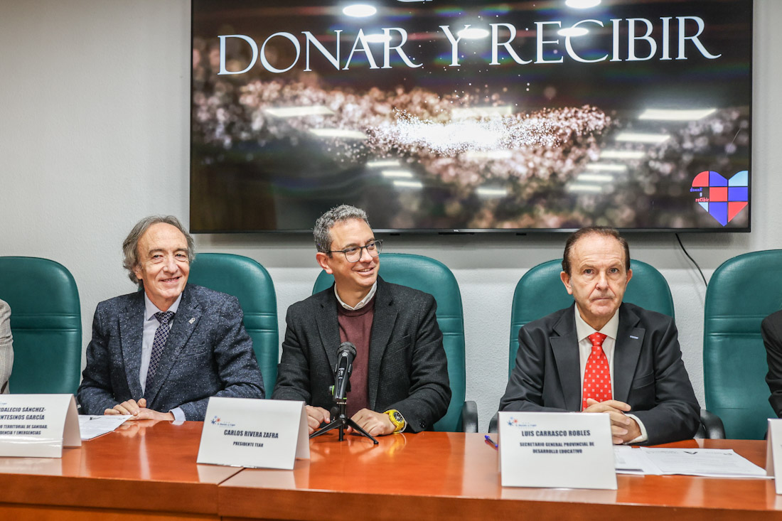 Presentación de la campaña `Donar y recibir` (GPMEDIA)