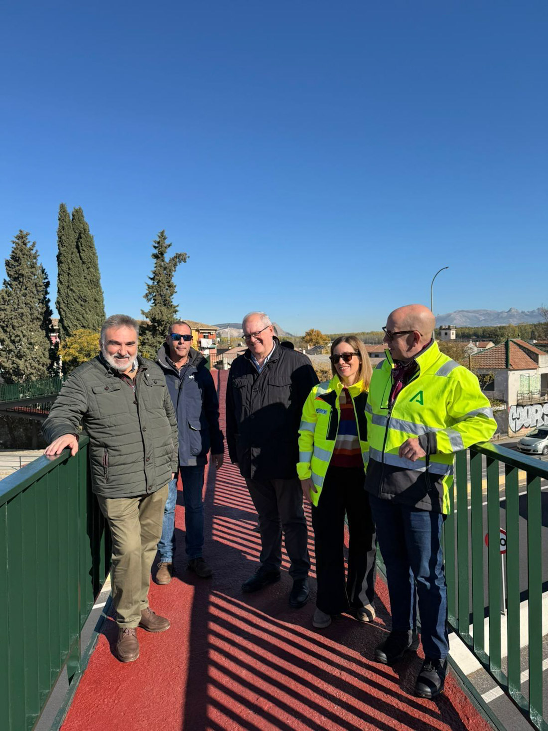 Imagen de la visita a Santa Fe (JUNTA)