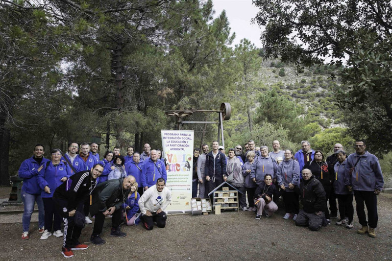 Participantes del programa 'Vario Pinto' (FUNDACIÓN UNICAJA)