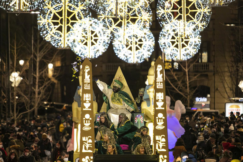 Detalle de la Cabalgata de Reyes Magos. Archivo. (ÁLEX CÁMARA - EUROPA PRESS)