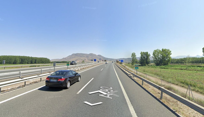 Lugar del accidente en la A-92 (112 EMERGENCIAS ANDALUCÍA) Lugar del accidente en la A-92 (112 EMERGENCIAS ANDALUCÍA)