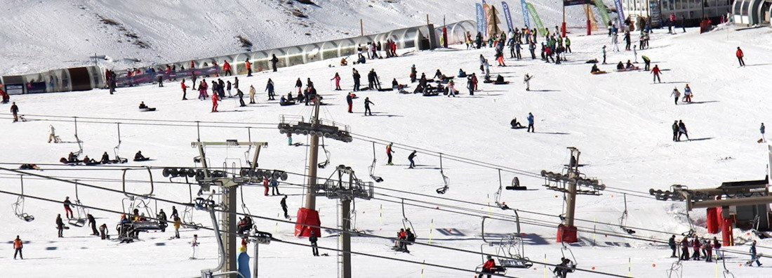 La zona de Borreguiles de la Estación de Esquí de Sierra Nevada, en imagen de archivo (CETURSA)