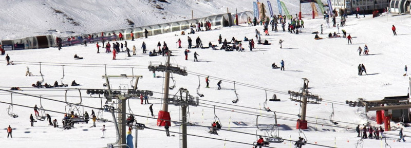 La zona de Borreguiles de la Estación de Esquí de Sierra Nevada, en imagen de archivo (CETURSA)