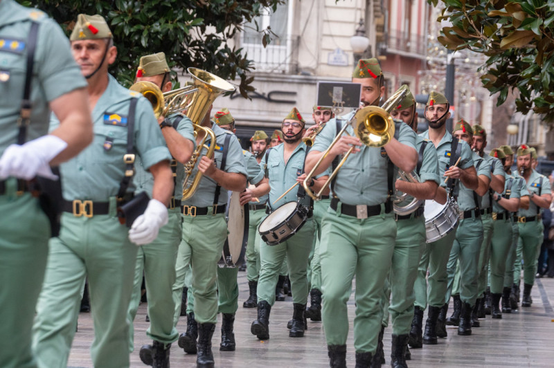 La Legión desfilando durante el Día de la Toma (GPMEDIA)