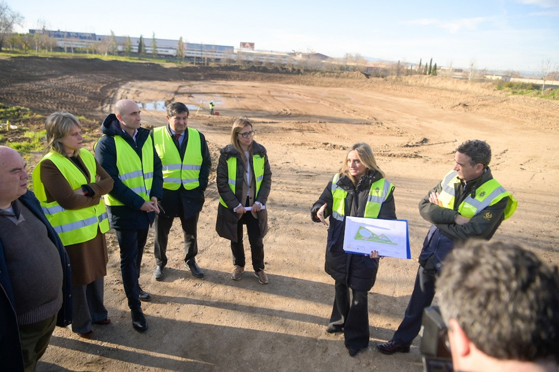 Visita a las obras del futuro Parque inundable (GPMEDIA)
