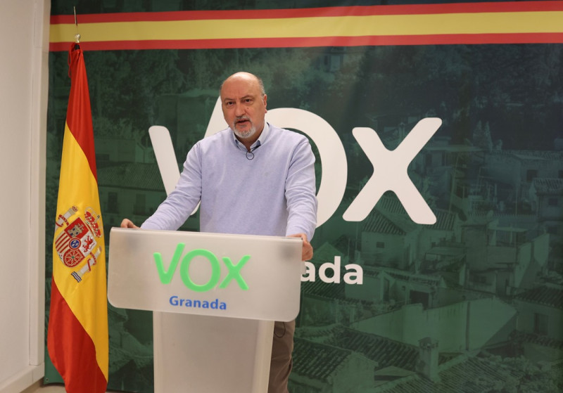 El presidente de VOX Granada y parlamentario andaluz, Ricardo López Olea (GPMEDIA)