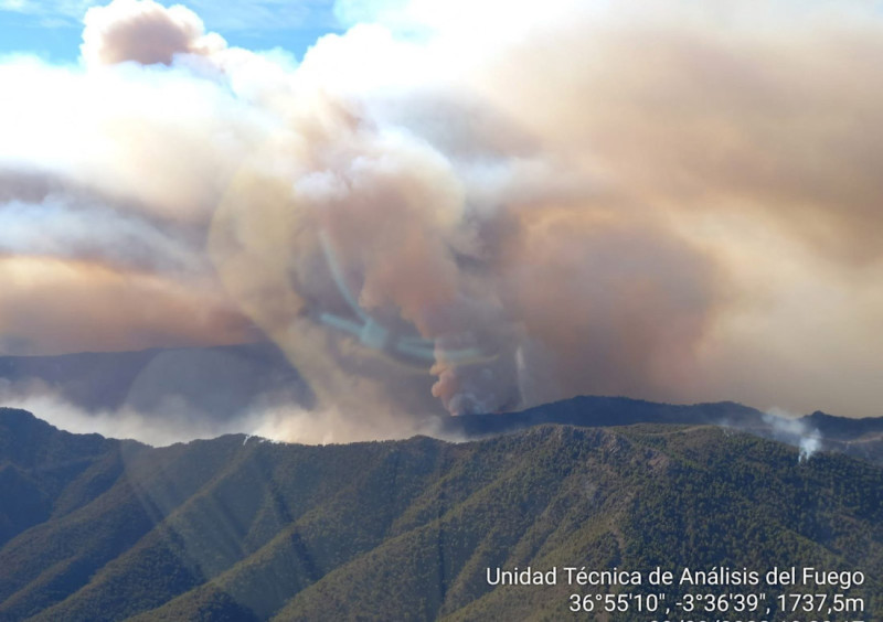 Incendio de Los Guájares. Archivo. (INFOCA) Incendio de Los Guájares. Archivo. (INFOCA)