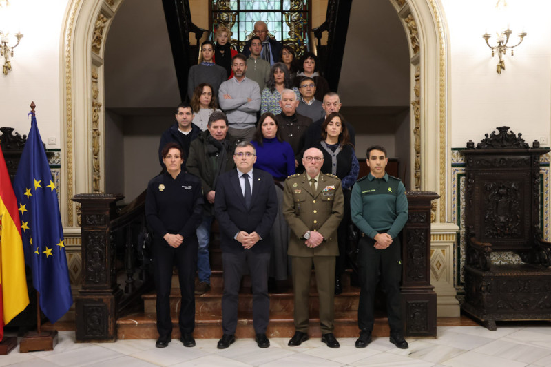 Minuto de silencio en Subdelegación (SUBDELEGACION)