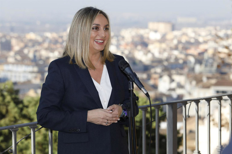 La alcaldesa de Granada, Marifrán Carazo (ÁLEX CÁMARA - EUROPA PRESS)