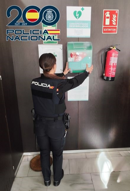 Zona cardioprotegida (POLICIA NACIONAL)