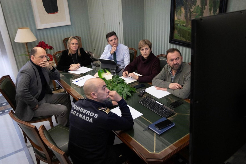 Centro de Coordinación Operativa Municipal (CECOPAL) bajo la dirección de la alcaldesa de Granada, Marifrán Carazo (AYUNTAMIENTO DE GRANADA) Centro de Coordinación Operativa Municipal (CECOPAL) bajo la dirección de la alcaldesa de Granada, Marifrán Carazo (AYUNTAMIENTO DE GRANADA)