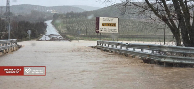 La GR-4405 PK 0 al PK 0+300, Montillana-Trujillos, en Granada (DIPUTACIÓN DE GRANADA)