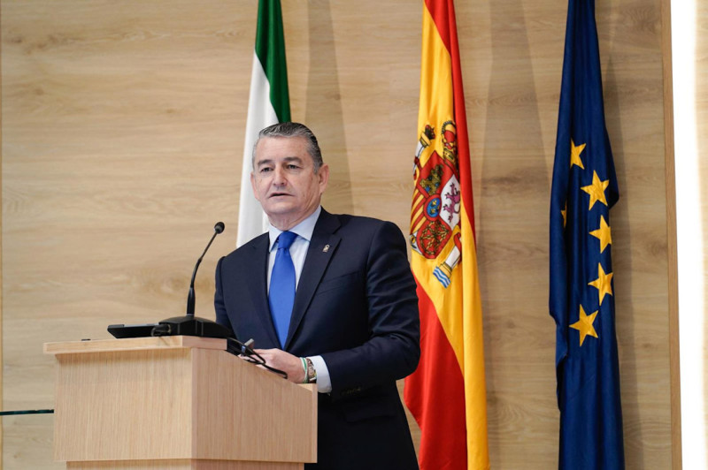 El consejero de Sanidad, Presidencia y Emergencias, Antonio Sanz, a mediados del pasado mes de enero (ARSENIO ZURITA - EUROPA PRESS)