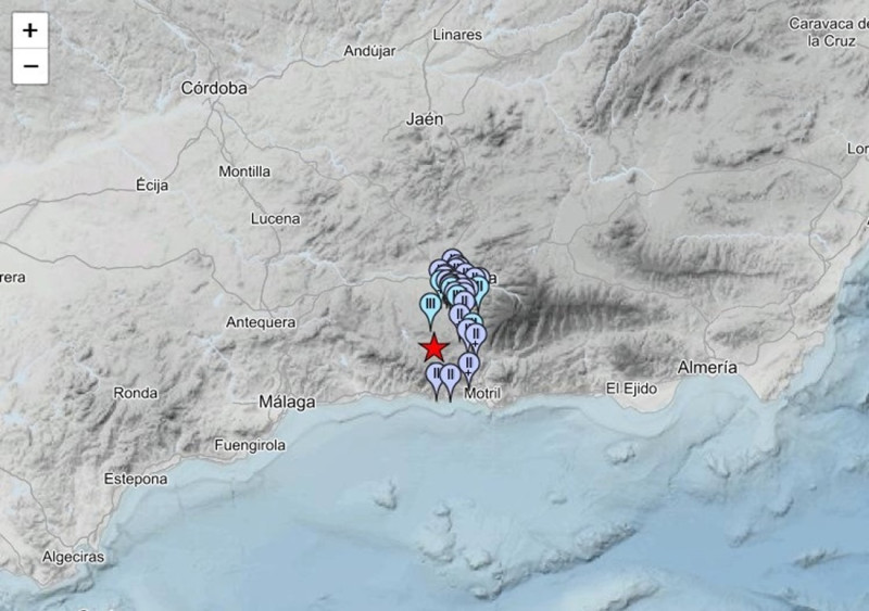 Terremoto con epicentro en Jayena y sentido en numerosas localidades de Granada.
Terremoto con epicentro en Jayena y sentido en numerosas localidades de Granada.