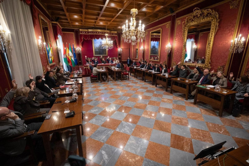 Pleno del Ayuntamiento de Granada, en imagen de archivo (AYUNTAMIENTO)