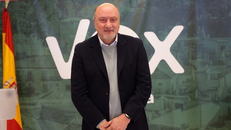 El portavoz adjunto del Grupo Parlamentario de Vox Andalucía y diputado por Granada, Ricardo López Olea (VOX)