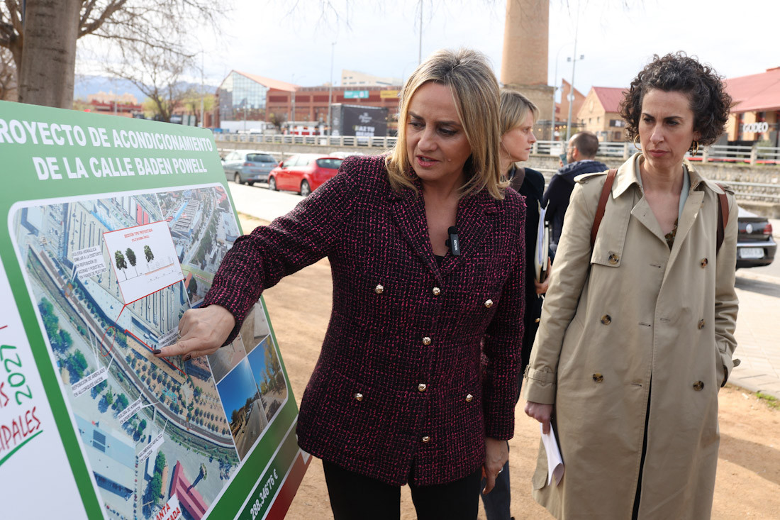 Presentación de las obras en la Calle Baden Powell (GPMEDIA)