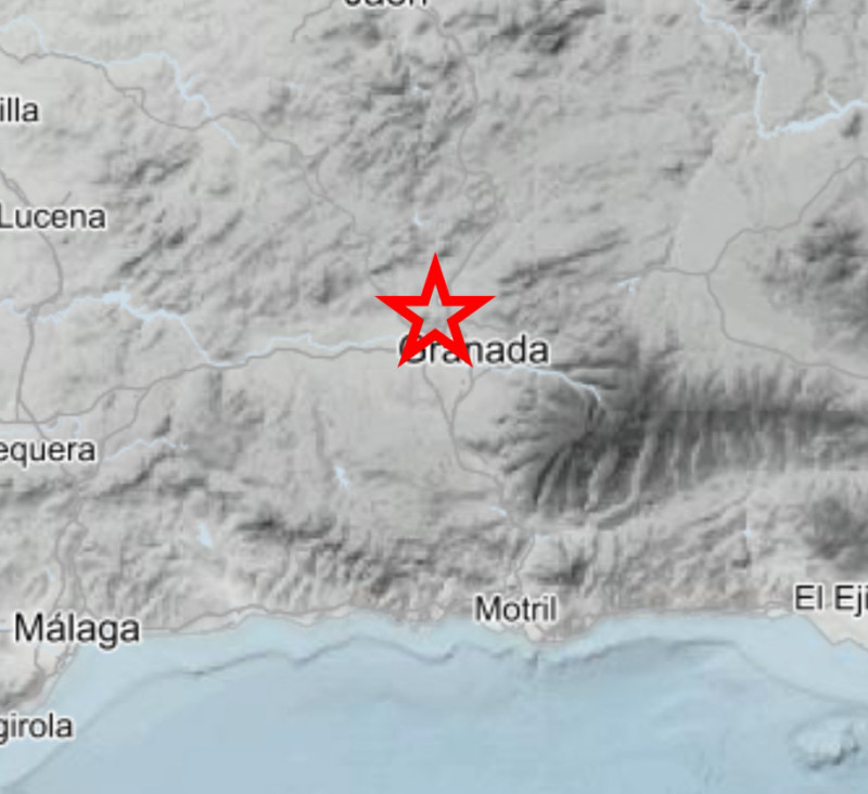 Terremoto con epicentro en Atarfe (IGN) Terremoto con epicentro en Atarfe (IGN)