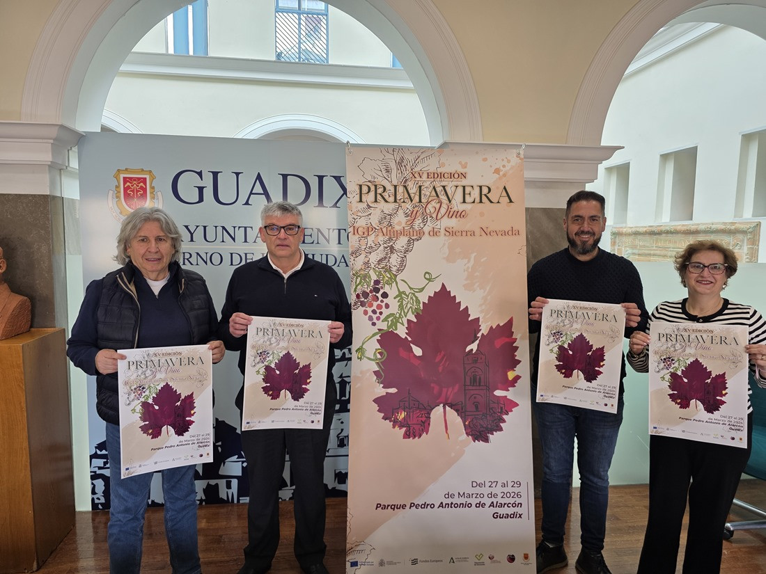 Presentación de la XV Feria Primavera y Vino (AYTO. GUADIX)