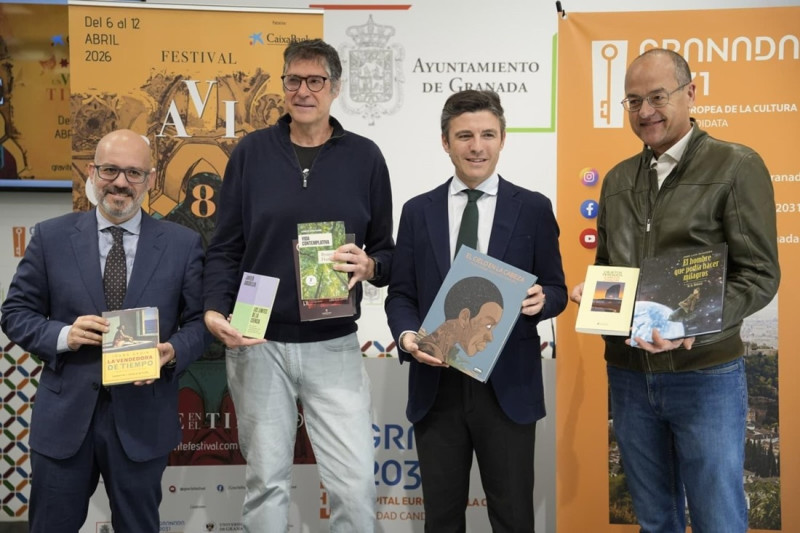 El Ayuntamiento de Granada impulsa el Festival Gravite, que premia a Ángel Ibarra como Viajero en el Tiempo (AYUNTAMIENTO DE GRANADA) El Ayuntamiento de Granada impulsa el Festival Gravite, que premia a Ángel Ibarra como Viajero en el Tiempo (AYUNTAMIENTO DE GRANADA)
