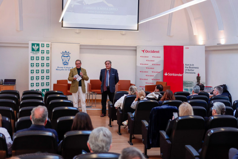 Presentación de las V jornadas de Novela Jurídica (GPMEDIA)